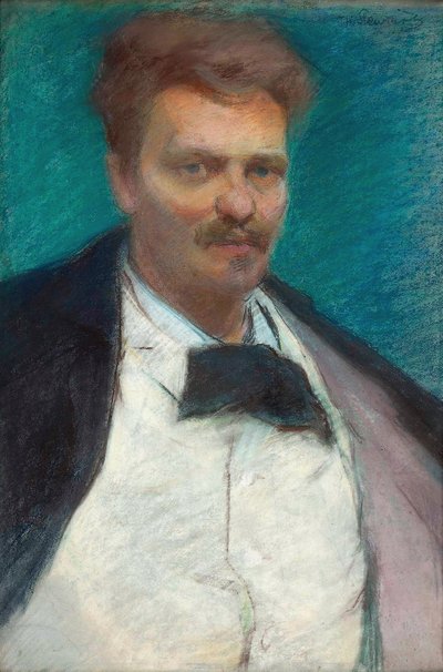 Portrait of August Strindberg by Wadysaw Slewinski